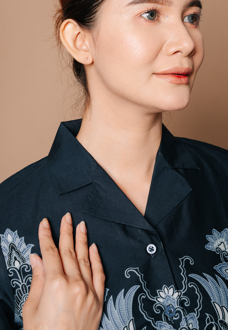 Hadinata Batik Wanita Superfine Blouse Yuwita Yatha-3